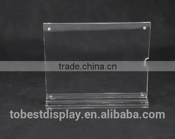 Comnized Beauty Designed Acrylic Restaurant Menu Display Stand, Menu Holder photo-2