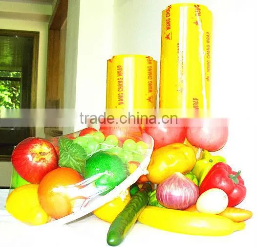 Plastic Wrap Food Grade Pvc Cling Film ,customize Logo Pvc Cling Film Roll photo-5