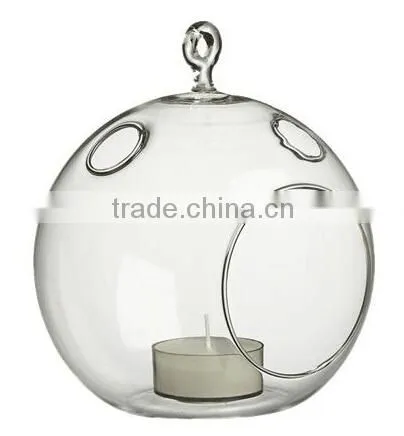 Borosilicate Glass Candle Holder, Onion Shape Candle Holder photo-2