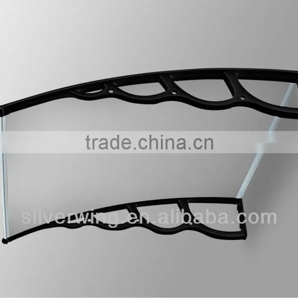 Economic Outdoor DIY Polycarbonate Plastic Awning Rain Door Cover photo-3