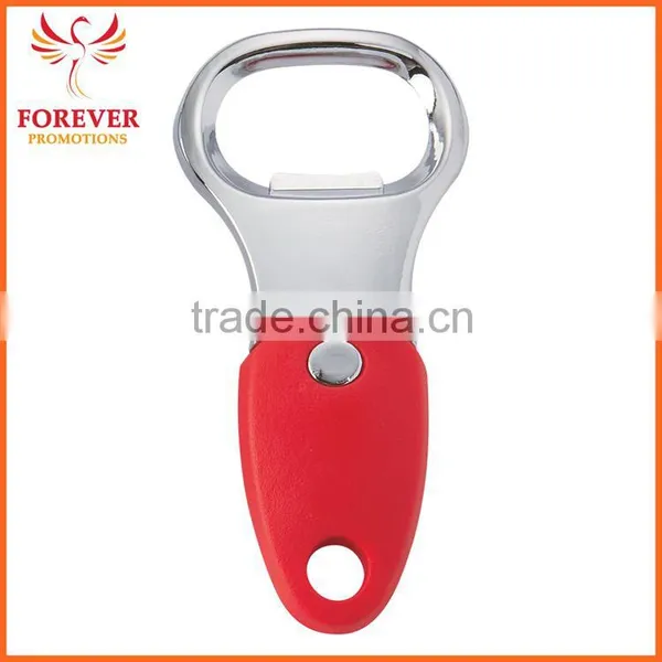 Hot Selling Promotional Metal Custom Logo Bottle Opener With Rubber Grip photo-5