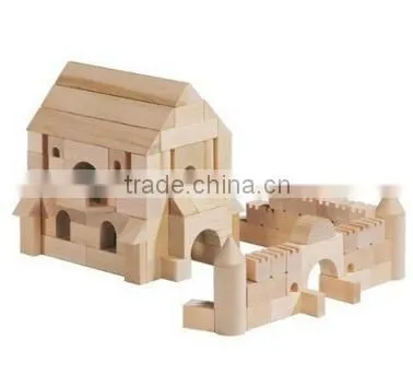 wooden house building block