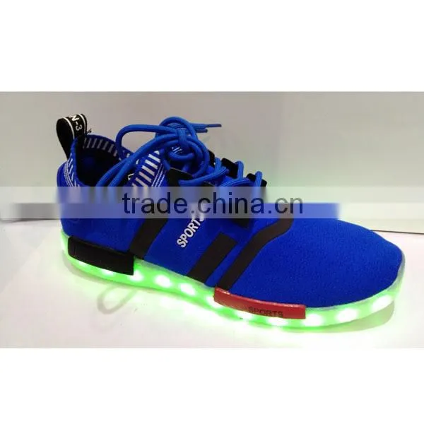 Flyknit Upper LED Shoes Unisex LED Shoes Factory LED Shoes photo-3