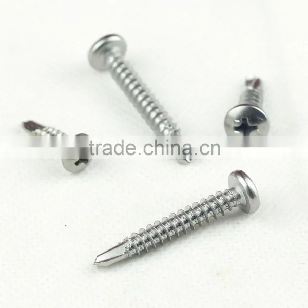 Stainless Steel Cross Pan Head Self Drilling Screws SUS410 304 photo-3