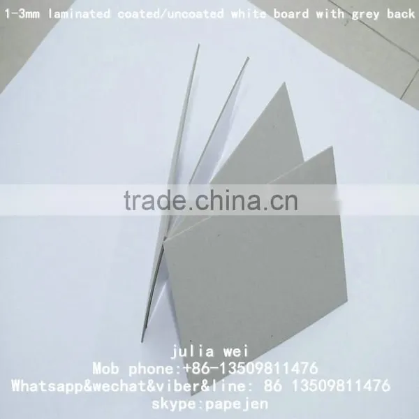 1mm Thick Paper Stocklot Grey Back Duplex Board photo-3