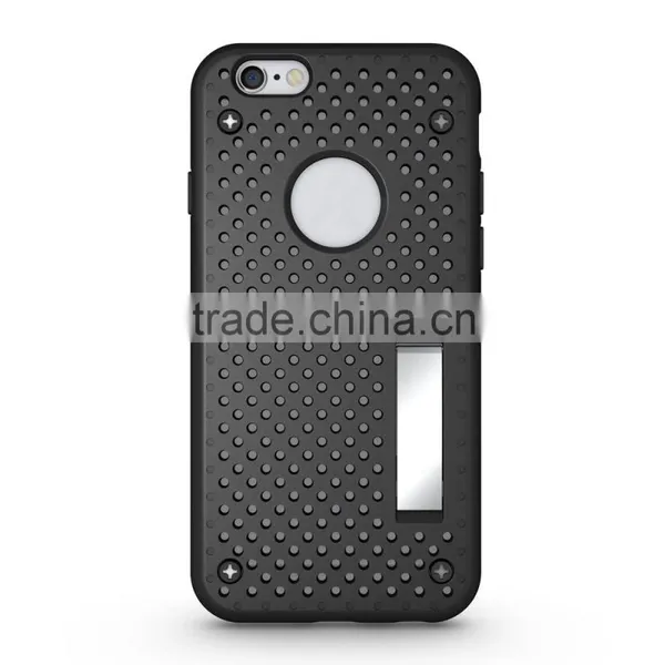 Durable Quick Heat Dispelling TPU PC 2 in 1 Hybrid Armor Ultra Thin Case for Iphone 6 6s Plus photo-3