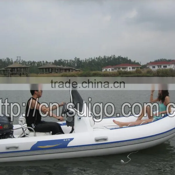 Motor Boat /RIB Boat/pvc Boat/Leisure Boat/Inflatable Fiberglass Boat photo-3