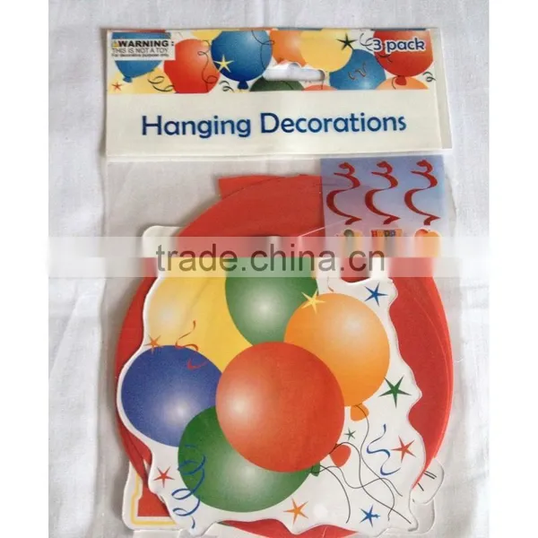 Unique Design Ceiling SWIRL Hanging Decorations Baby Shower Birthday Wedding PARTY photo-2