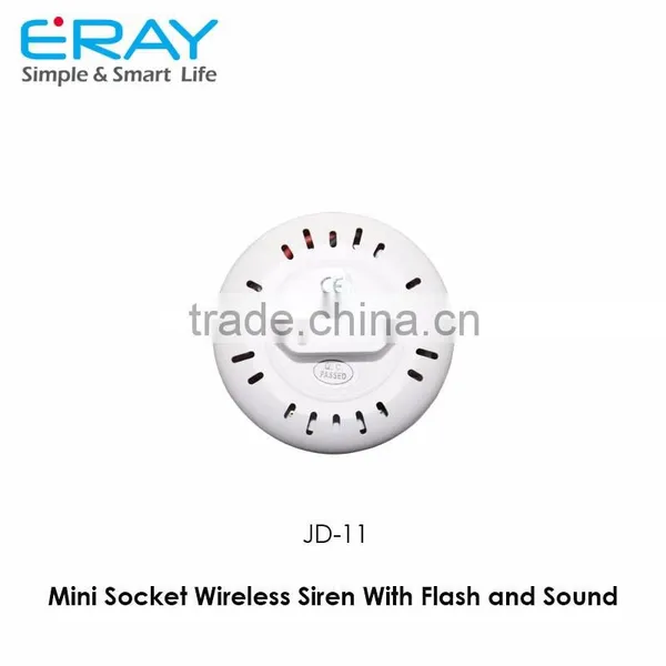 Mini Socket Siren With Sound and Flash Works With Alarm Panel / IP Camera /Standalone photo-6