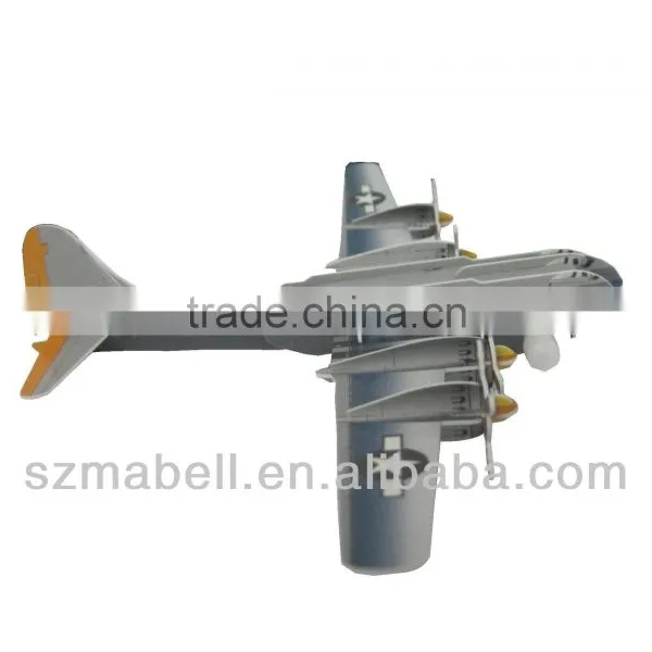 3D Puzzle Model Airplane for Sales, Intelligent Diy Model Airplane Toy photo-4