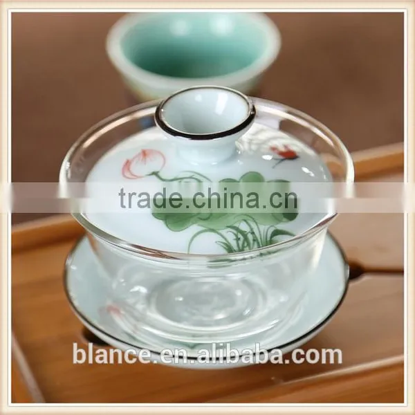 Heat Resistant Clear Glass GaiWan photo-3