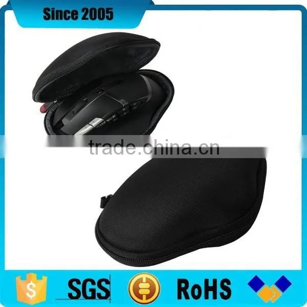 1680D eva wireless optical mouse case with carabiner