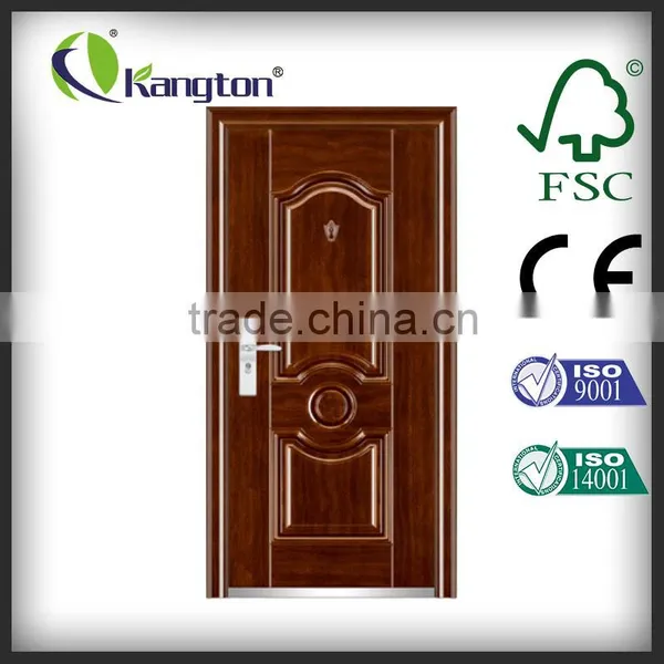 China Honeycomb Paper Infilled Steel Entry Door
