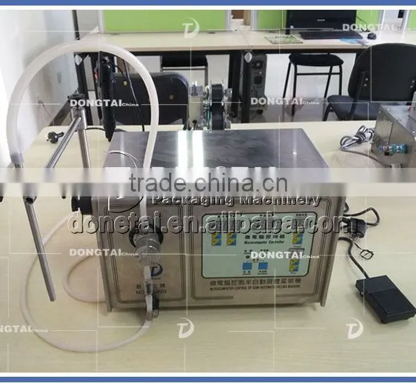 Small Dose Manual Digital Display Canola Oil Filling Machine photo-4