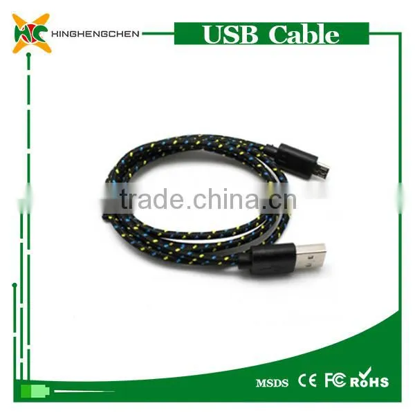 Mike V8 Braided Wire Micro Usb Charging Cable for Samsung 1m Length Red.blue,green,black photo-5