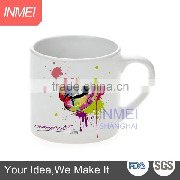 Wholesale Cheap Small Order Advertising Customized Logo Ceramic Mugs Cup 6oz photo-2