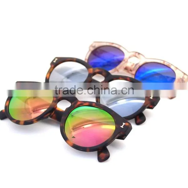 2015 New Arrival Wholesale Leopard Tortoise Round Sunglasses photo-3