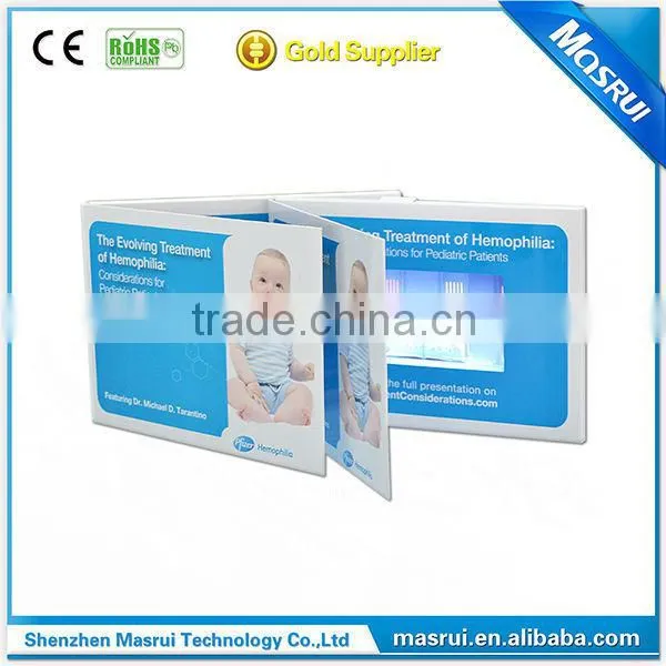 A6 Video Brochure for Health Care With 4.3inch LCD Screen,Speaker,Battery photo-3