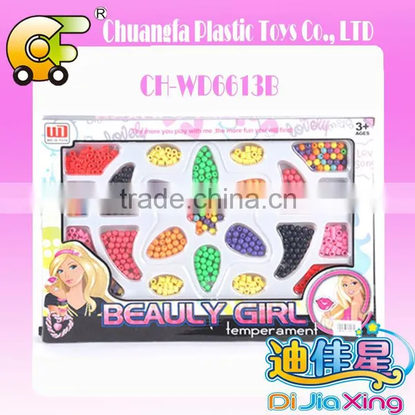 New Design DIY Plastic Beaded Bracelet Kids Diy Crafts photo-3