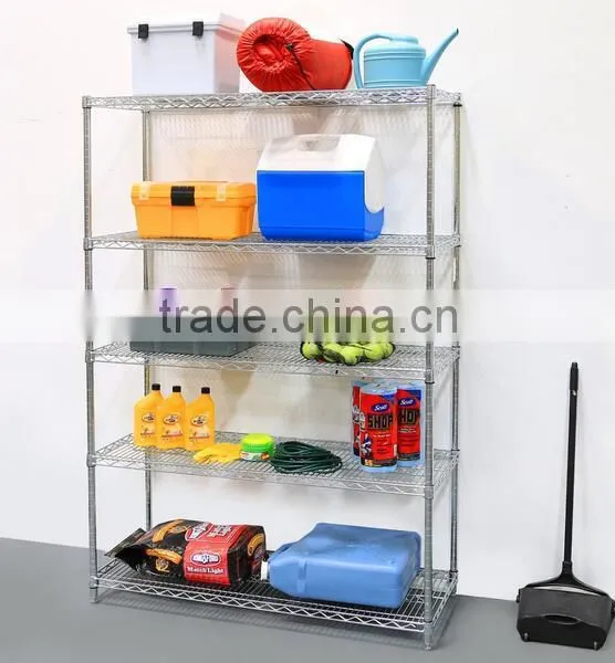5-Shelf Metro Shelf ; Black Wire Shelf System Black photo-2