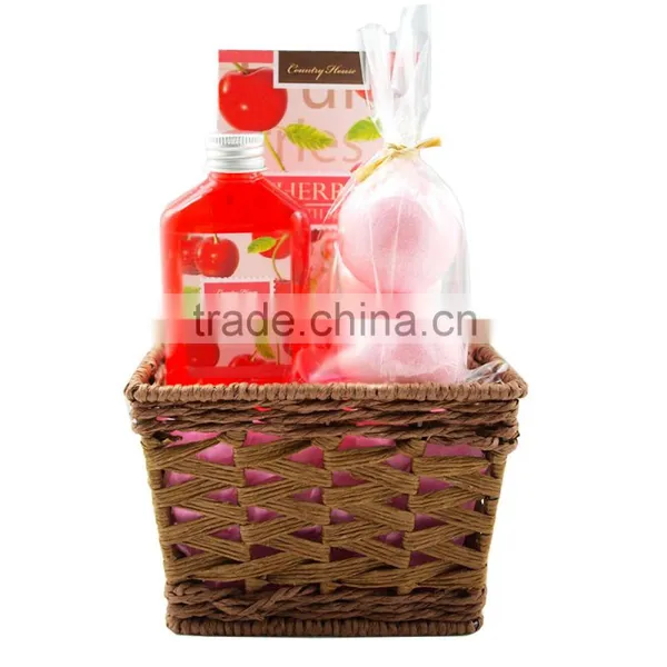 Country House Cherries Premium Bath Gift Set