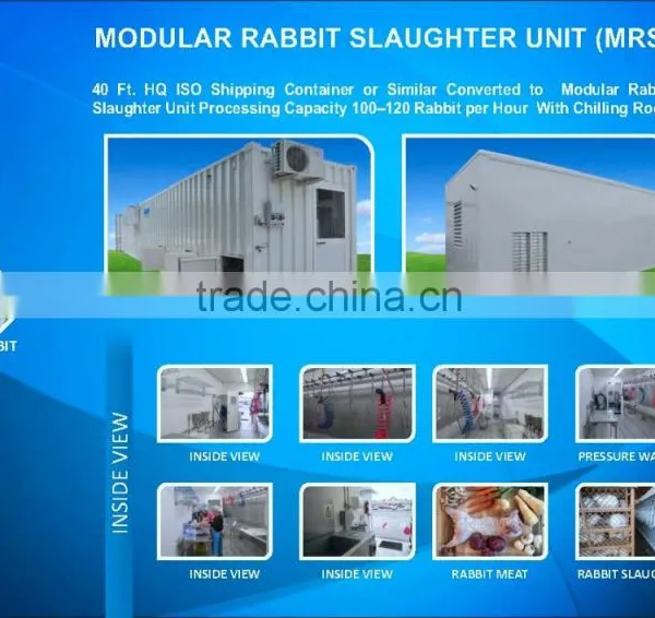 MODULAR RABBIT SLAUGHTER UNIT (MRSU)