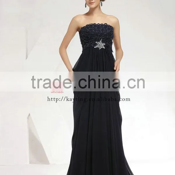 Black Chiffon Vintage Wedding Dress Wholesale From China Wedding Dresses for Fat Woman photo-2