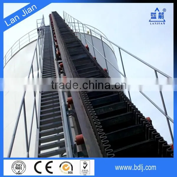China Manufacturer Sidewall High Quality Best Nylon Corrugated Sidewall Conveyor Belt photo-2