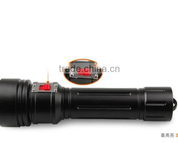 Rechargeable High Power Max 3800 Lumes Flashlight for Diving Dive Torch