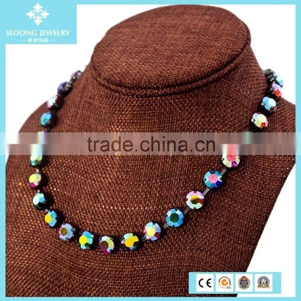 Wholesale Crystal Fashion Statement Necklace in China photo-6