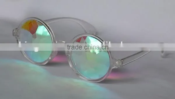Gold Lens Kaleidoscope Glasses photo-2