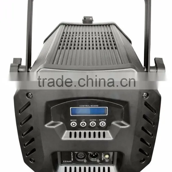 300Watt Pro Electronic Zoom Focusable DMX Dimming Sound 300W RGBW 4IN1 COB LED Fresnel Studio Video TV Spot Light With Shutters photo-5