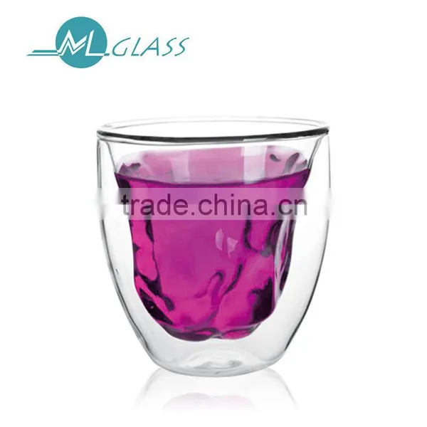 China Supplier Hot Sell Borosil Double Wall Cold Magic Mug for 200ml photo-2