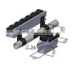 JY-2045B|Black Roller Rack|Pallet Roller Track|Sliding Roller Track Series photo-4