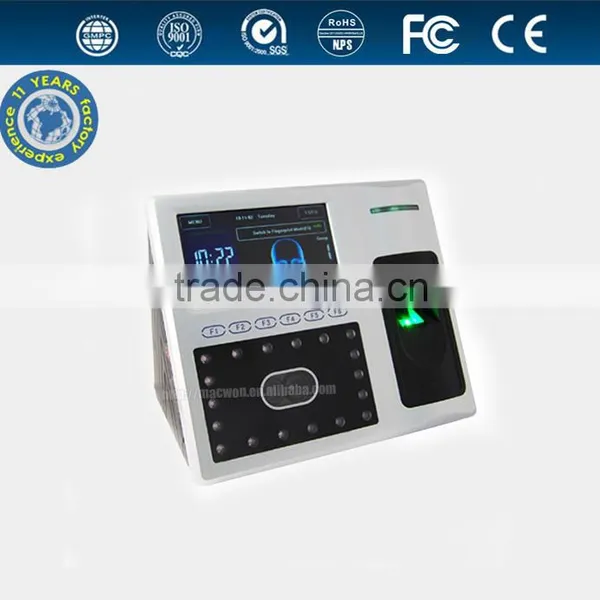 Tcp/ip Facial Fingerprint Recognition Door Access Control System With GPRS WIFI Function Optional photo-3