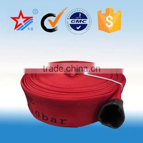 1"/2"/3"/4"/6" single jacket fire hose used in fire hydrant system