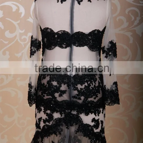 RSW1309 Yiaibridal Lace Sexy See-Through Mermaid Wedding Night Dresses photo-4