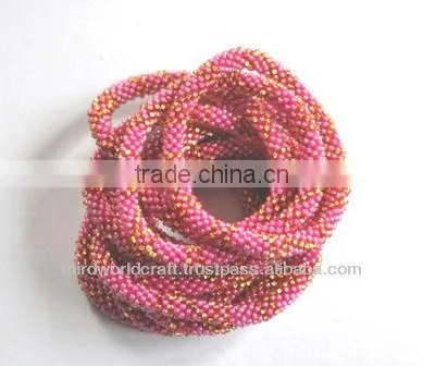 Rollover Glass Bead Bracelets From Nepal photo-4