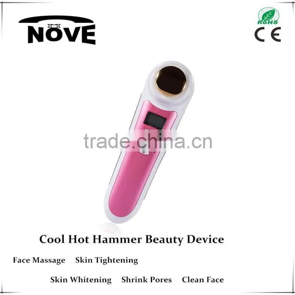 Face and Body Beauty System Ultrasonic Equipment Cool & Warm Ionic Massager