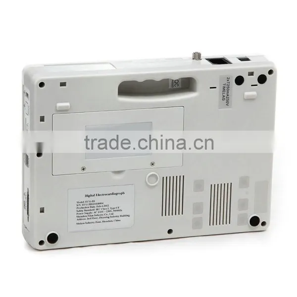 2016 Handheld Promotion Model 7-inch Color LCD 3-channel 12-lead Electrocardiograph ECG Machine EKG Machine-EKG-903A3-Shelly photo-4