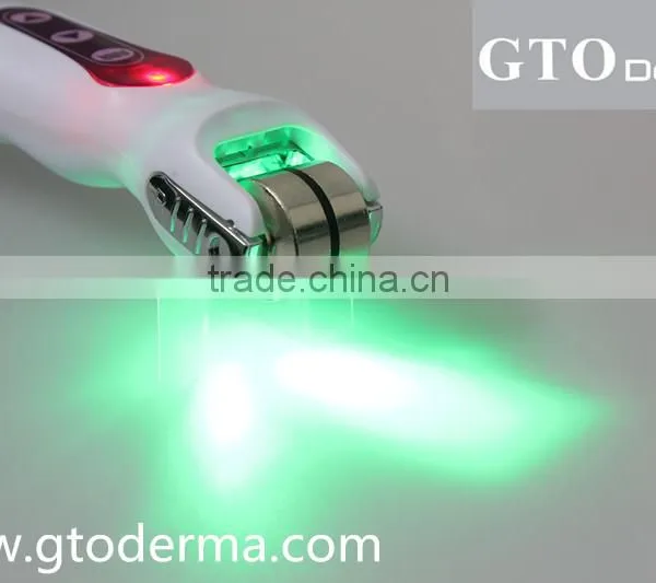 GTO 2014new Hotsales Led Vibration 540needles Micro Needle Derma Roller photo-3
