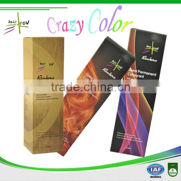 Facotory Price & New Design & Instant Semi Permanent Hair Colour Cream Hair Dye photo-4