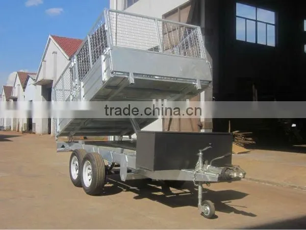 10x5ft Hot Dipped Galvanized Hydraulic Tipper Trailer Heavy Duty Trailer photo-6
