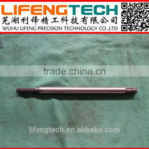 trailer axle with spline