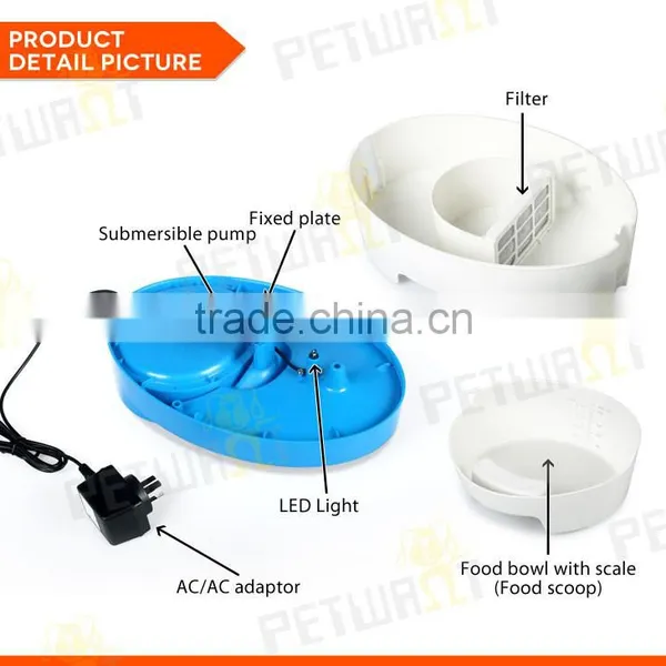 Best Drinking Water Fountain For Pet With Food Bowl and Filters photo-5