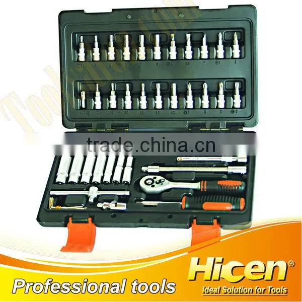 53pcs 1/4" Dr. Sockets and Bits Set