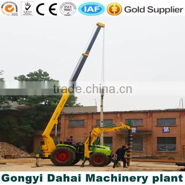 power pole setting machine