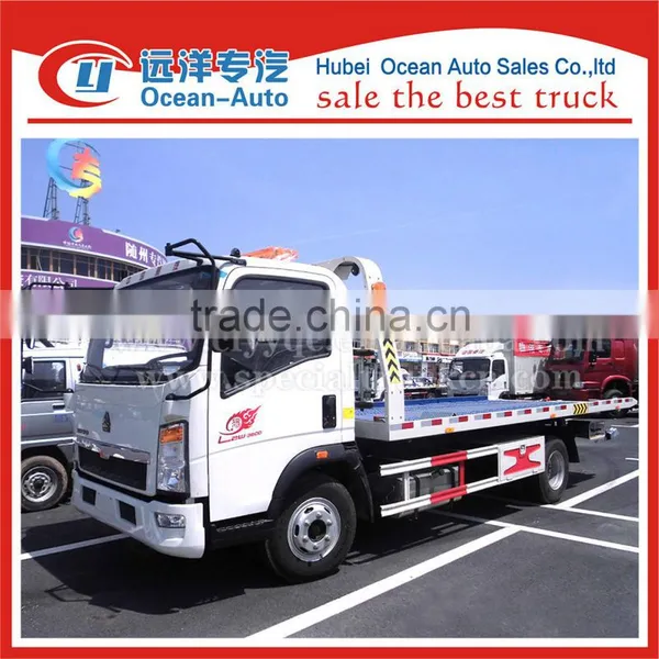 SINOTRUK HOWO 4X2 4ton Pulling Weight Tow Truck Dimensions photo-2