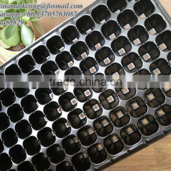 High Quality 105 Cell PS Plastic Plug Seedling Nursery Growing Tray for Gardening Seed Germination photo-2