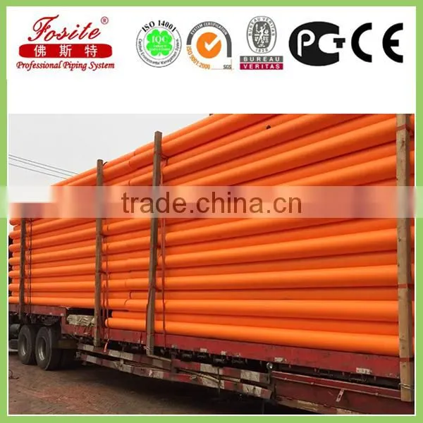 Orange Pvc Electric Conduit Pipe photo-3
